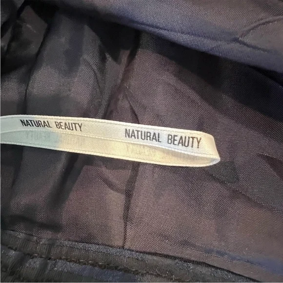 Black Plaid A Line Knee Length Skirt Womens 8 - Picture 6 of 10